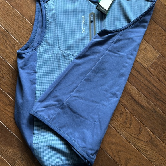 NWT Ralph Lauren RLX Soft Shell Poly Golf Vest Full Zip w/Baltusrol Logo - Picture 5 of 10